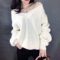 女式时尚针织毛衣9201(军绿色 均码)