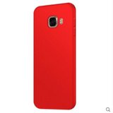 三星c5手机壳 c5000手机壳 保护壳 手机套 保护套 全包男女款简约硅胶软壳(红色)