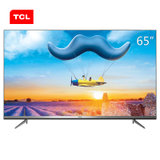 TCL 65D10 65英寸液晶电视机 4k超高清 超薄 全面屏 人工智能 智慧屏 8米免遥控 线下同款(黑 65英寸)