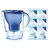 碧然德（BRITA）过滤净水器 家用滤水壶 净水壶 Marella 金典系列 3.5L 蓝色(一壶6芯)