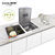 Aomite/澳米特 HY-XWJ-002水槽洗碗机全自动家用嵌入式三合一刷碗机(黑色)