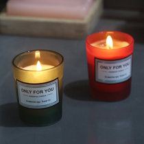 室内香薰蜡烛礼盒套装熏香蜡烛家用持久助睡眠浪漫结婚礼物(翠月红)