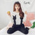 霓美舒 睡衣女可外穿韩版卡通清新学生睡衣长袖套装薄款宽松家居服(XX 625#猫咪（白色） XL码)