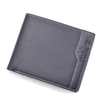 鹤王袋鼠(HEWANGDAISHU) 新款格调系列 男士腰带 自动扣腰带 长款短款钱包(短款钱包)