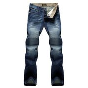 新款时尚牛仔裤 男韩版潮牛仔裤 M6601(蓝色 34)