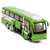 大号旅游巴士公共汽车模型合金声光回力五开门公交客车玩具878(绿色)