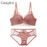 CaldiceKris（中国CK）聚拢无钢圈文胸套装性CK-F3388(粉红色 80B)