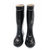 九州缘 BD1EX322101A1H 高筒橡胶反光雨鞋 36-47码（计价单位：双）黑色(黑色 40)