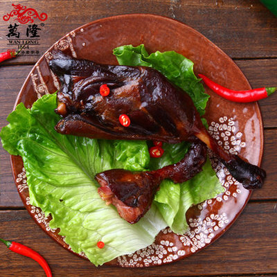 万隆食品 杭州特产 万隆酱鸭腿(180g)卤味熟食肉类即食真空零食包邮 万隆食品 杭州特产 万隆酱鸭腿(180g)卤味熟食肉类即食真空零食包邮