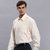 圣大保罗专柜*男装纯色商务休闲长袖衬衫PS8WH015(浅黄 42(XL)175/92B)