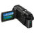 索尼（SONY) FDR-AXP55 高清数码摄像机 4K/25P影像录制 5轴防抖 26.8mm 广角蔡司镜头(黑色 官方标配)