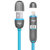 aigo爱国者 DL102 二合一通用USB数据线/充电线 1米 蓝色 适于IPhone5s/6/6s/6s plus/三星/小米/魅族/HTC/华为等