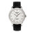 天梭/Tissot手表力洛克系列 钢带皮带机械男士表T41.1.483.33(银壳白面黑皮带)