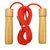 ENPEX 乐士*木柄橡胶跳绳运动健身跳绳(红色)
