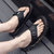 CaldiceKris（中国CK）夏季新款潮流时尚凉人字拖鞋CK-X1912(黑色 38)