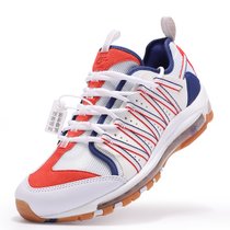 Nike Air Max 97 x Clot联名 红白蓝荧光绿纯白 跑步鞋AO2134-101-700-100(蓝色 45)