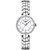 天梭(TISSOT)瑞士手表 弗拉明戈系列 贝母盘女表 时尚潮流小巧简约石英腕表T094.210.11.111.00(白盘银钢带)