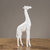 莎芮 北欧现代简约客厅软装饰摆设长颈鹿创意摆件几何多面多边多棱折纸(LX-16105白色)第2张高清大图