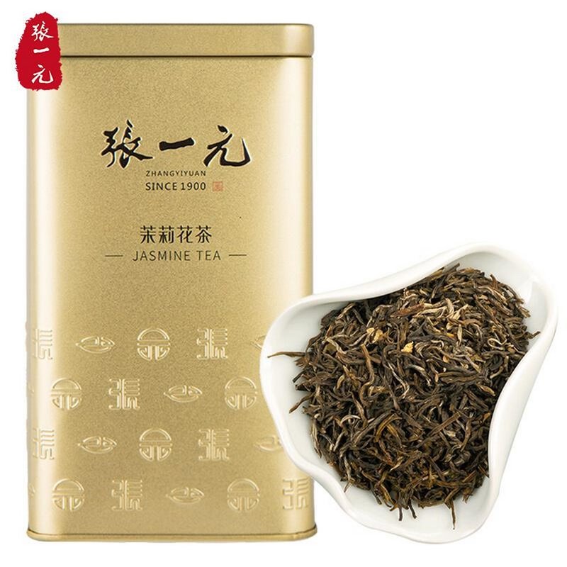 张一元茉莉花茶200g 新茶浓香型毛尖单罐