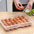 鸡蛋盒冰箱保鲜收纳盒厨房家用塑料户外防震装蛋格放鸡蛋的收纳盒(一个装)