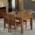 禧乐菲 实木餐桌 饭桌 长方形 餐桌椅组合  现代简约橡木餐桌椅(1.3M一桌六椅(备注颜色))
