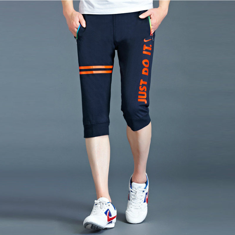 Nike耐克运动短裤男女小脚收口中裤夏季男士纯
