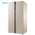 美的（Midea） 520升 风冷无霜 双门电冰箱 双开门冰箱 对开门冰箱BCD-520WKM(E)(金色 520)