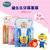 韩国进口pororo啵乐乐新款牙具套装2P 卡通牙刷牙膏带杯子(啵乐乐（蓝）)