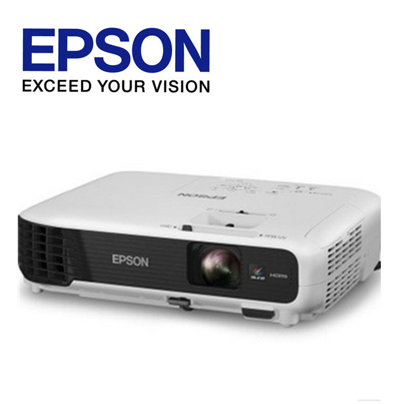 爱普生(epson)cb-x04投影仪 商务无线x03升级版办公家用投影机(白色)