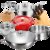 双立人（ZWILLING）欢乐厨房锅具套装14件 不锈钢炒锅煎锅平底锅汤锅蒸锅奶锅铸铁锅