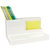 天色 笔筒创意时尚可爱笔桶 桌面摆件 办公用品收纳盒名片盒(白色)