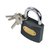 赛拓（SANTO）0075铁挂锁 家具锁 保险箱锁 健身房挂锁 时尚箱包锁 更衣柜锁 旅行衣柜锁