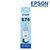 原装Epson爱普生T674墨水T6741墨水适用 L801、L1800、L850、L810 L805打印机(淡青色)