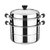 卡凡洛(Kaflo)  加厚不锈钢蒸锅煮炖锅汤锅二层三层电磁炉通用(默认 三层)