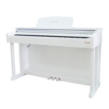 多瑞美8015数码钢琴 88键重锤榔头键盘 纯钢琴款式电钢琴 进口音源电子钢琴(白色钢琴烤漆 88键)
