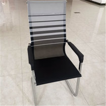 亿景鸿基 职员椅办公椅网布透气会议椅加厚不锈钢网布椅(白 YP10)