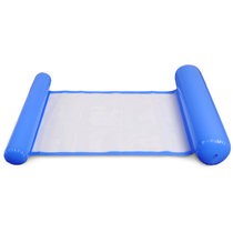 带网水上吊床可折叠靠背浮排充气躺椅浮床沙发水上游乐充气沙发tp1170(紫罗兰)