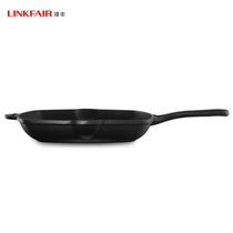 LINKFAIR凌丰 铸匠系列26cm单柄铸铁煎锅（无盖）LFJG-ZJ26D