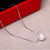 可拉尔（KELAER） 高亮贝壳珍珠项链耳环套组(白色 项链)