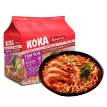 KOKA泡面85g*5新加坡进口泰式酸辣味快熟 国美超市甄选