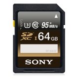 索尼（SONY）高速SD卡 适用单反、微单、数码相机、摄像机 笔记本电脑 大卡 64G 95MB/s SF-64UZ