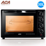 北美电器（ACA）ATO-HB30HT 电烤箱 家用电烤箱 上下独立控温 双层钢化门设计 30升黄金容量