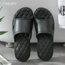 CaldiceKris（中国CK）EVA柔软无味家居室内拖鞋男款CK-TX810(黑色 40)