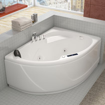 艾吉诺 三角扇形亚克力浴缸 成人浴盆小户型按摩1.2米1.3米1.4米1.5米1.6米1.7米