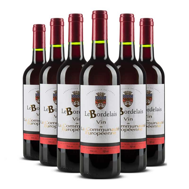 悦享干红葡萄酒750ml*6 法国原瓶进口红酒 中粮名庄荟进口红酒 馈赠