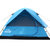 公狼一室一厅多人大帐篷 3-4人自动帐 多人帐篷 一房一厅帐篷户外野营帐篷(天蓝色)
