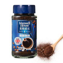 麦斯威尔英国进口速溶香醇黑咖啡100g*2瓶（新老包装交替发货）