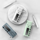 艾美特牙刷***器全自动挤牙膏器智能***烘干壁挂式电动牙刷置物架LST01-A01(白色)