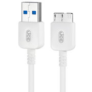jce MU3系列USB3.0数据线 适用移动硬盘及三星s5/note3手机 白色 长度0.5M