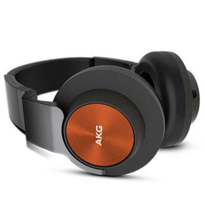 AKG/爱科技 K545 头戴式耳机HIFI便携耳机线控耳麦手机耳机(橙色 有线)